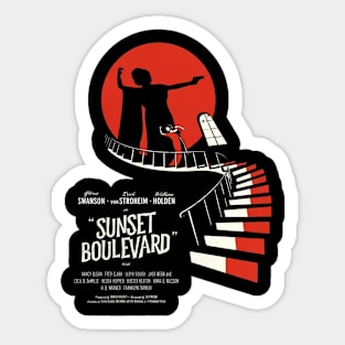 Sunset Boulevard Sticker